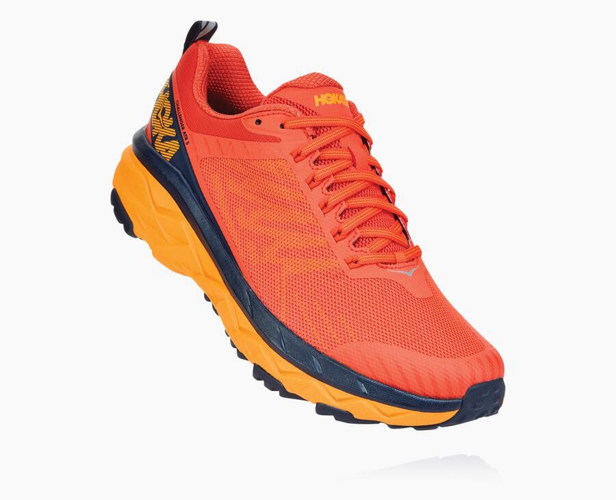 Hoka One One Challenger Atr 5 - Men Trail Shoes - Red,Australia CEY-643751